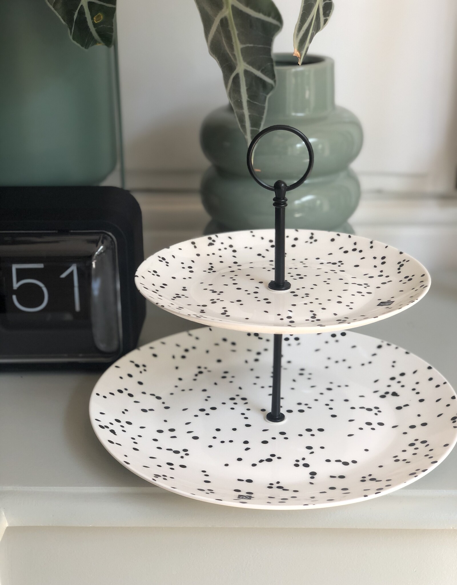 House vitamin Etagère Dots - set van 2