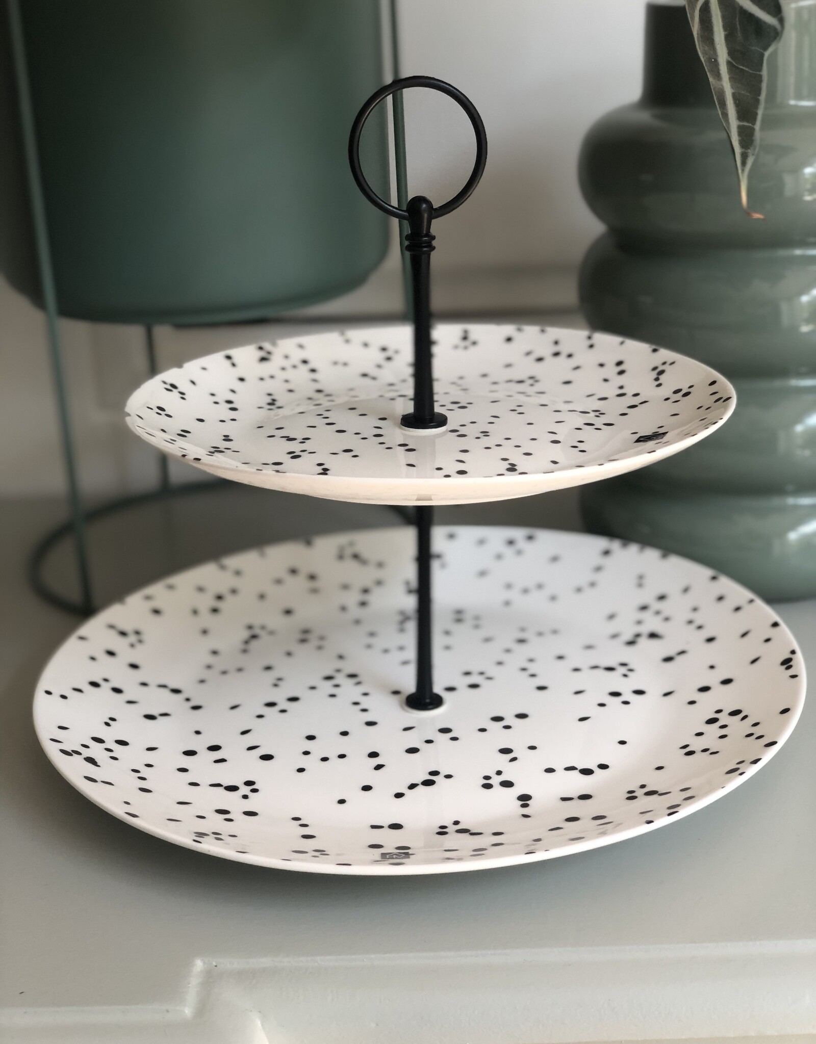 House vitamin Etagère Dots - set van 2