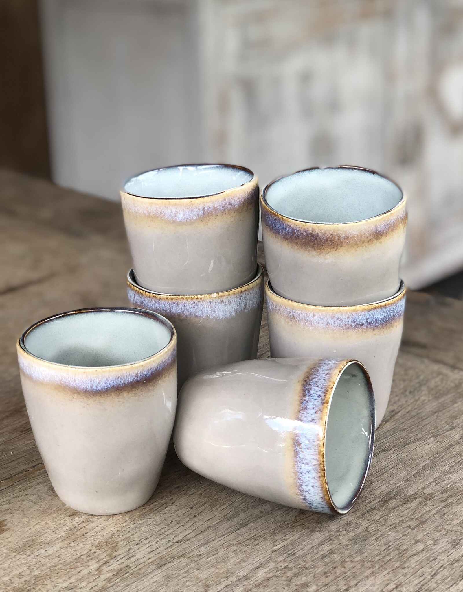 Lavandoux Cappuccinobeker set van 4
