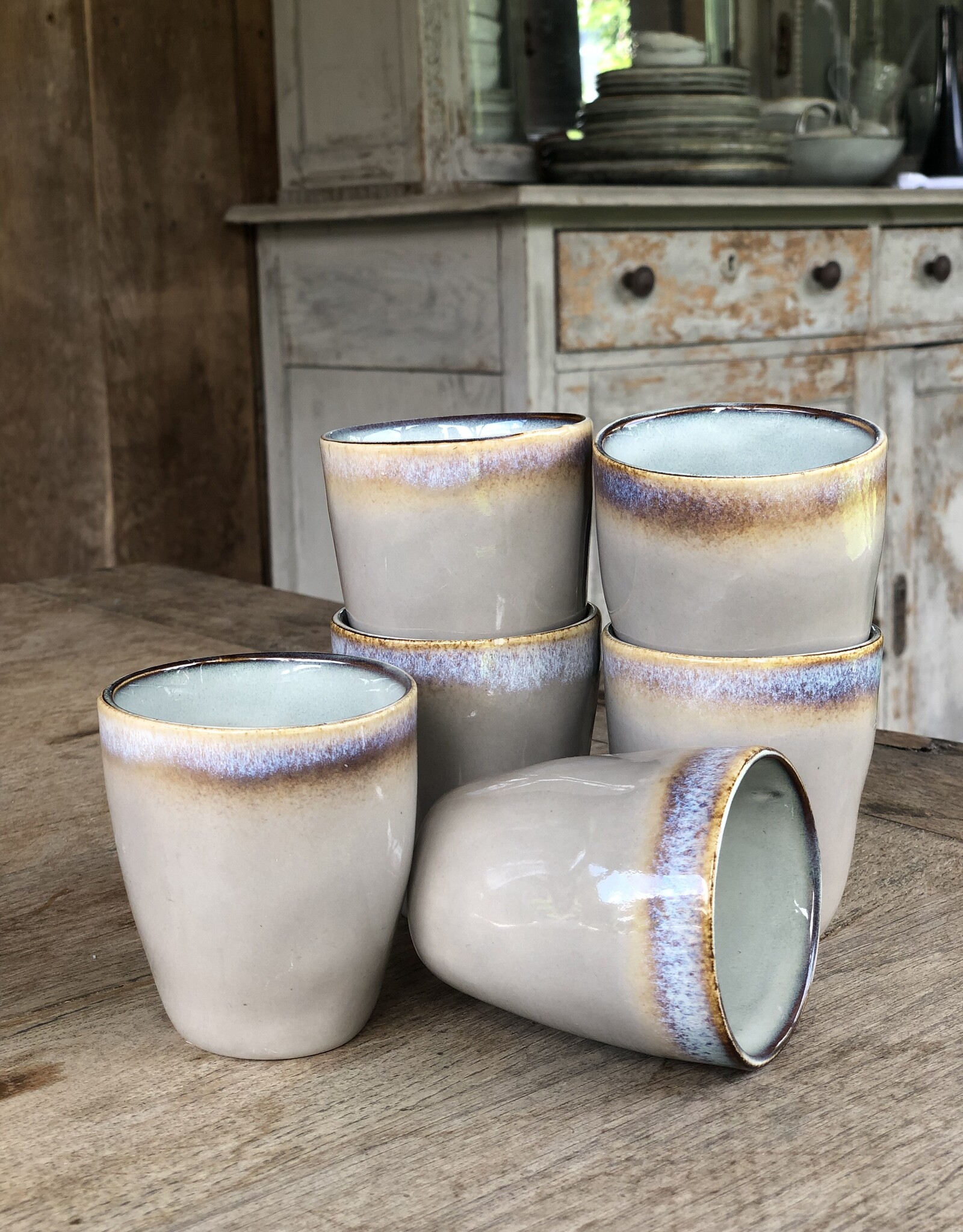 Lavandoux Cappuccinobeker set van 4