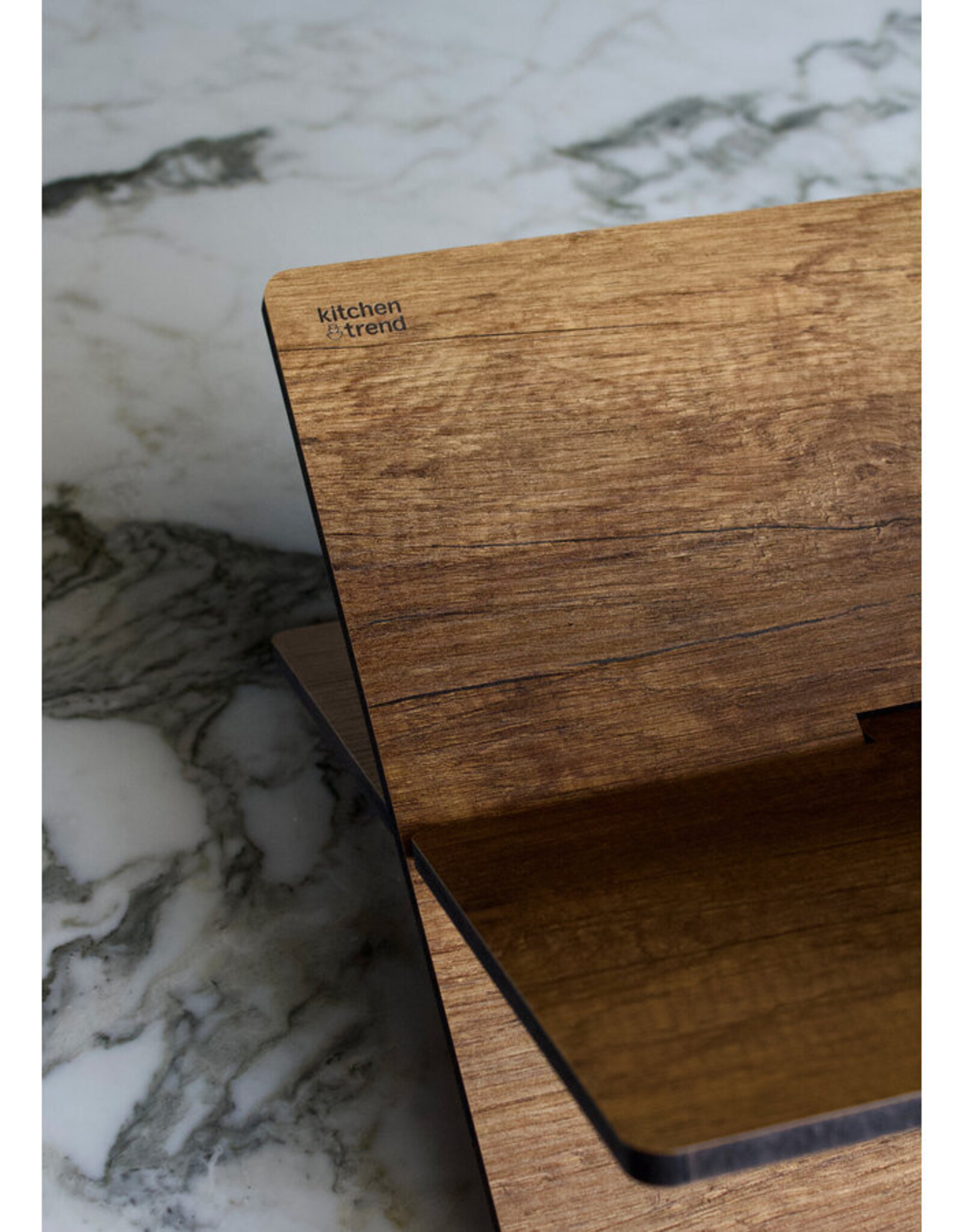 Kitchen trend Kookboek standaard X - walnoot