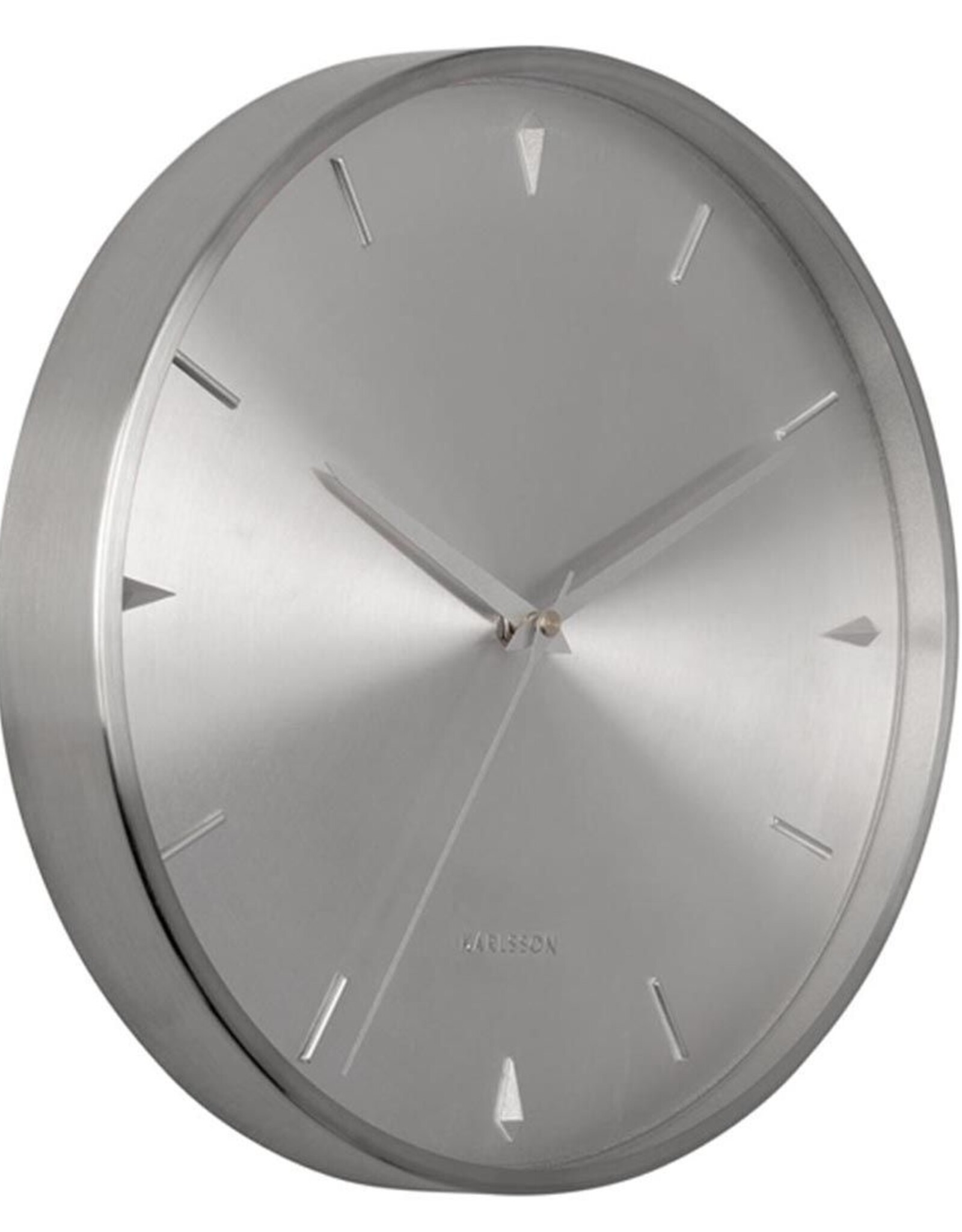 Karlsson  Wandklok  jewel brushed  - Zilver