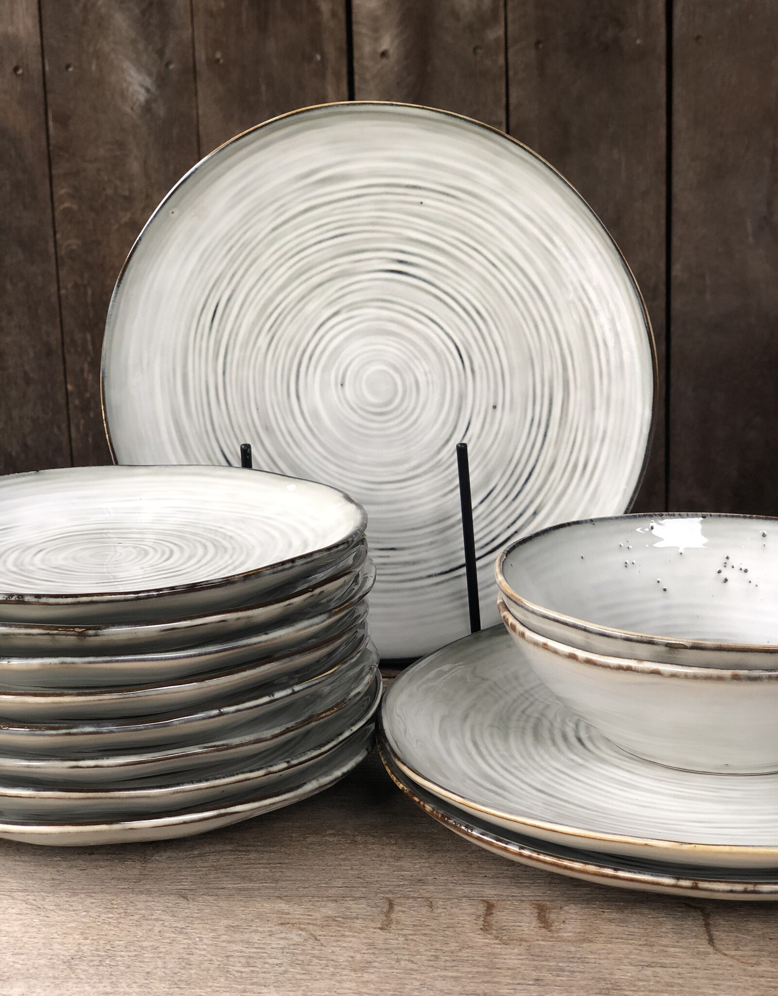 Lavandoux Dinerbord 'Circle' - set van 8