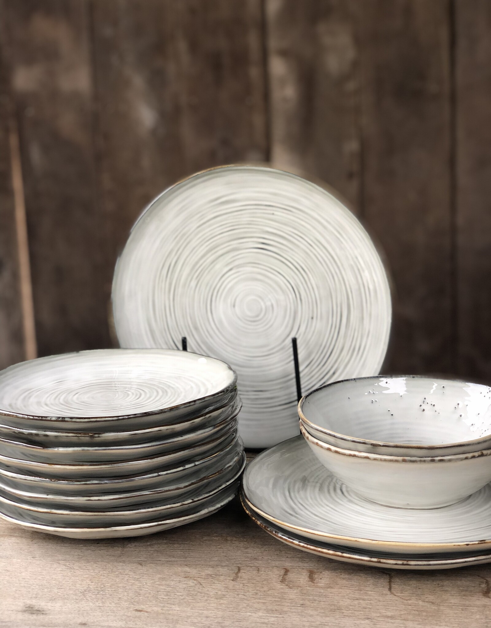 Lavandoux Dinerbord 'Circle' - set van 8