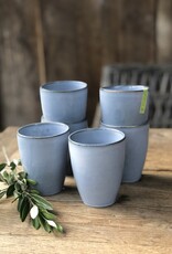 Lavandoux Beker- set van 6 large - Blauw