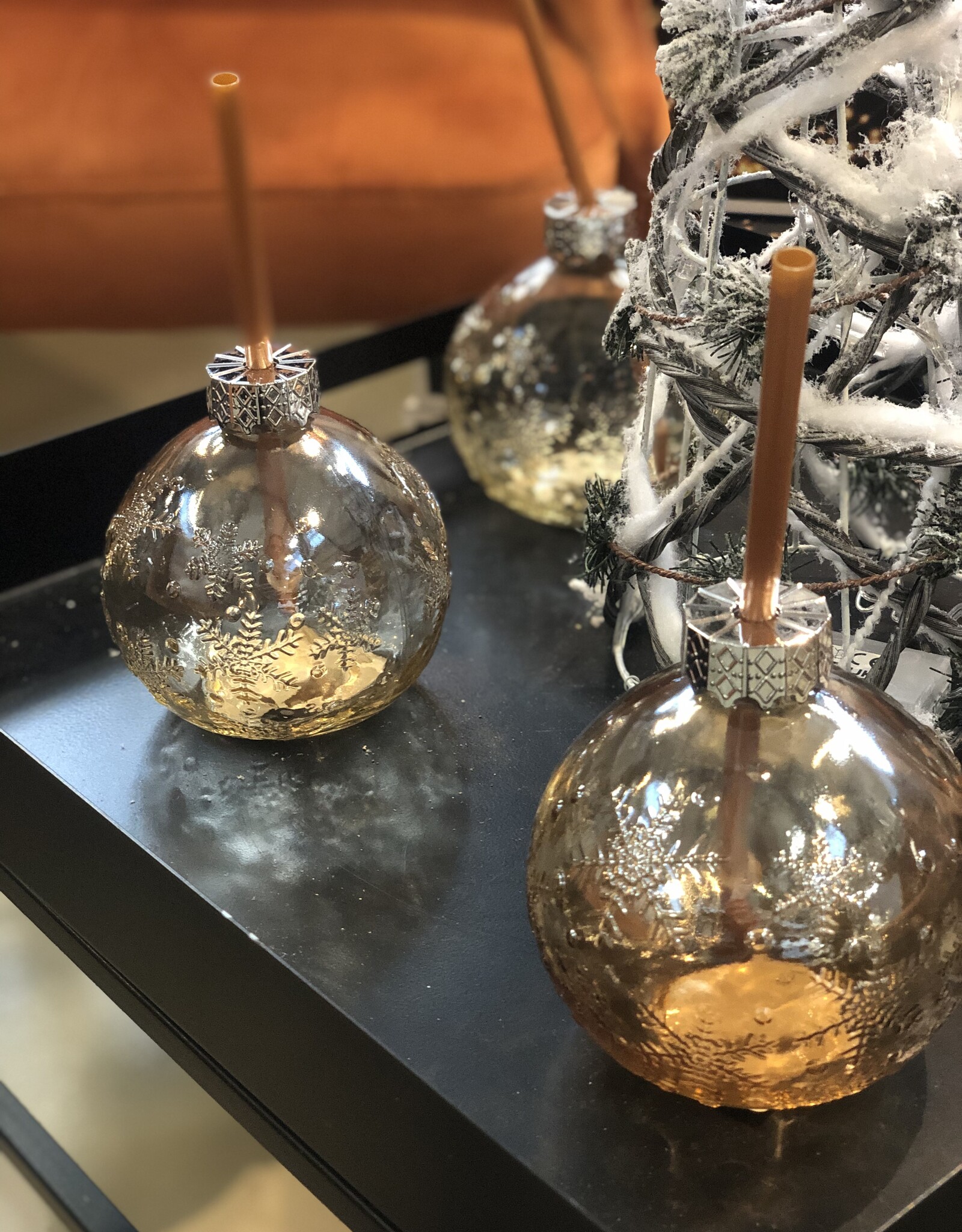 Kerstbal drinkglas - set van 6