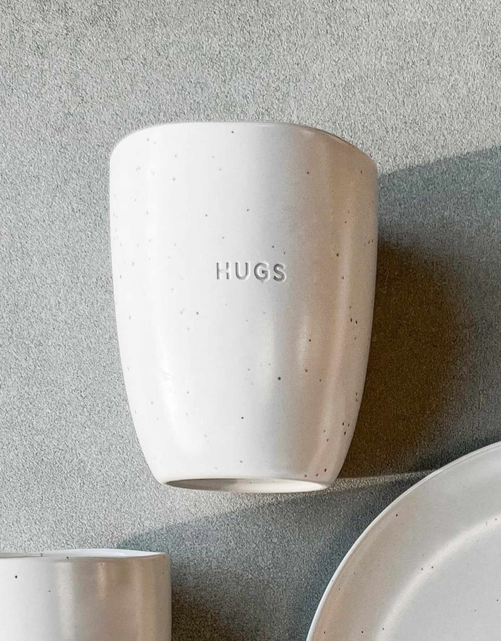 Bekers - set van 2 - Hugs & love