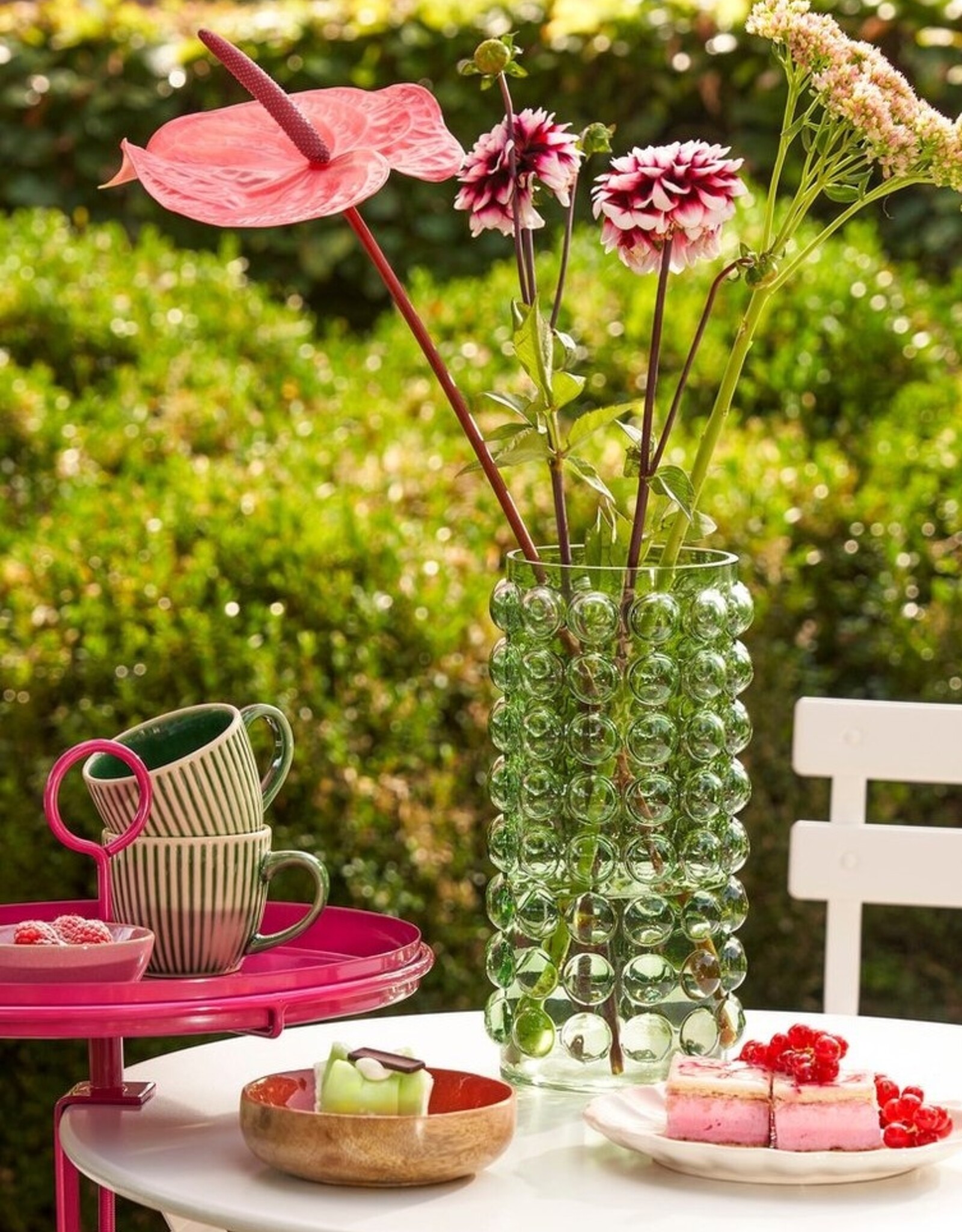 Mica decorations Mok Elice set van 6  - groen