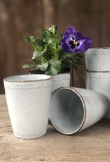 Mica decorations Koffiebeker Racco grijs - set van 6 - large