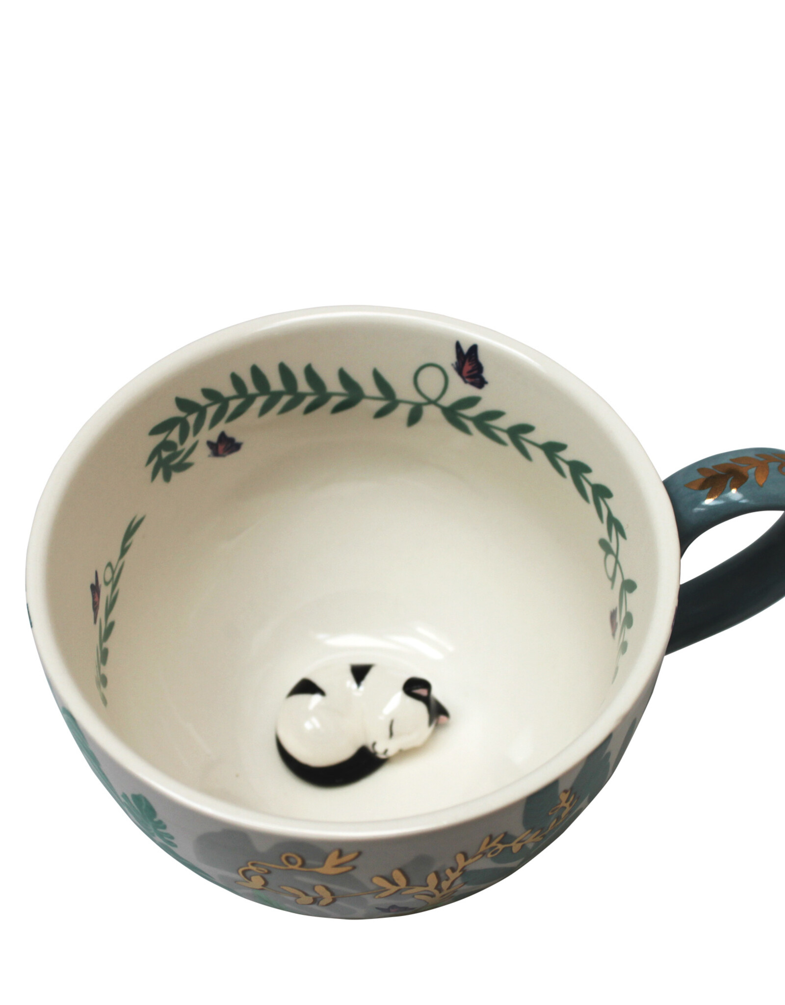 House of Disaster Secret Garden teacup - Cat