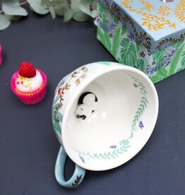 House of Disaster Secret Garden teacup - Cat