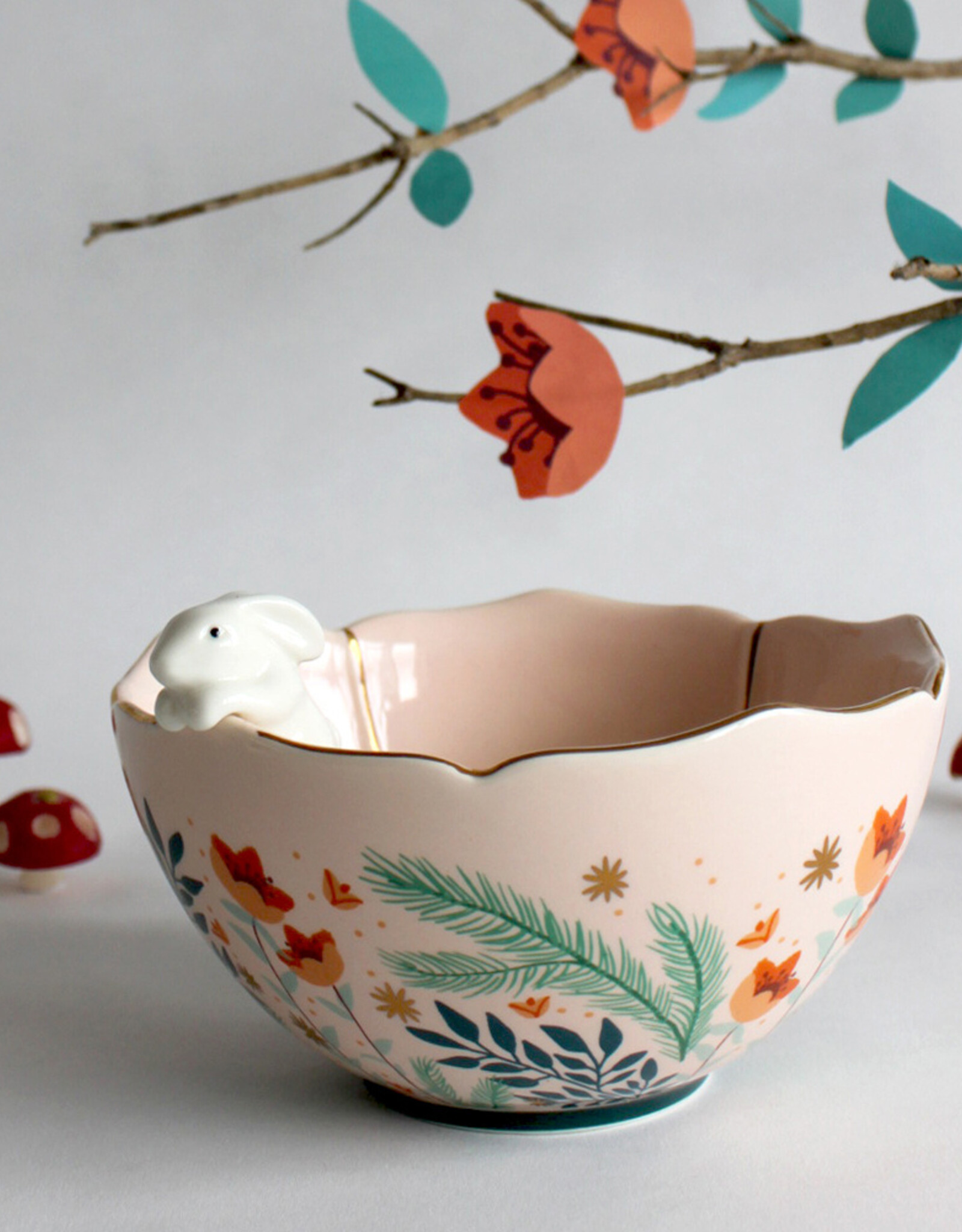 House of Disaster Secret Garden teacup - Rabbit