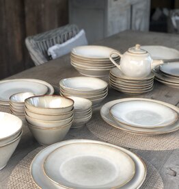 Mica decorations Compleet servies  - Racco beige vanaf