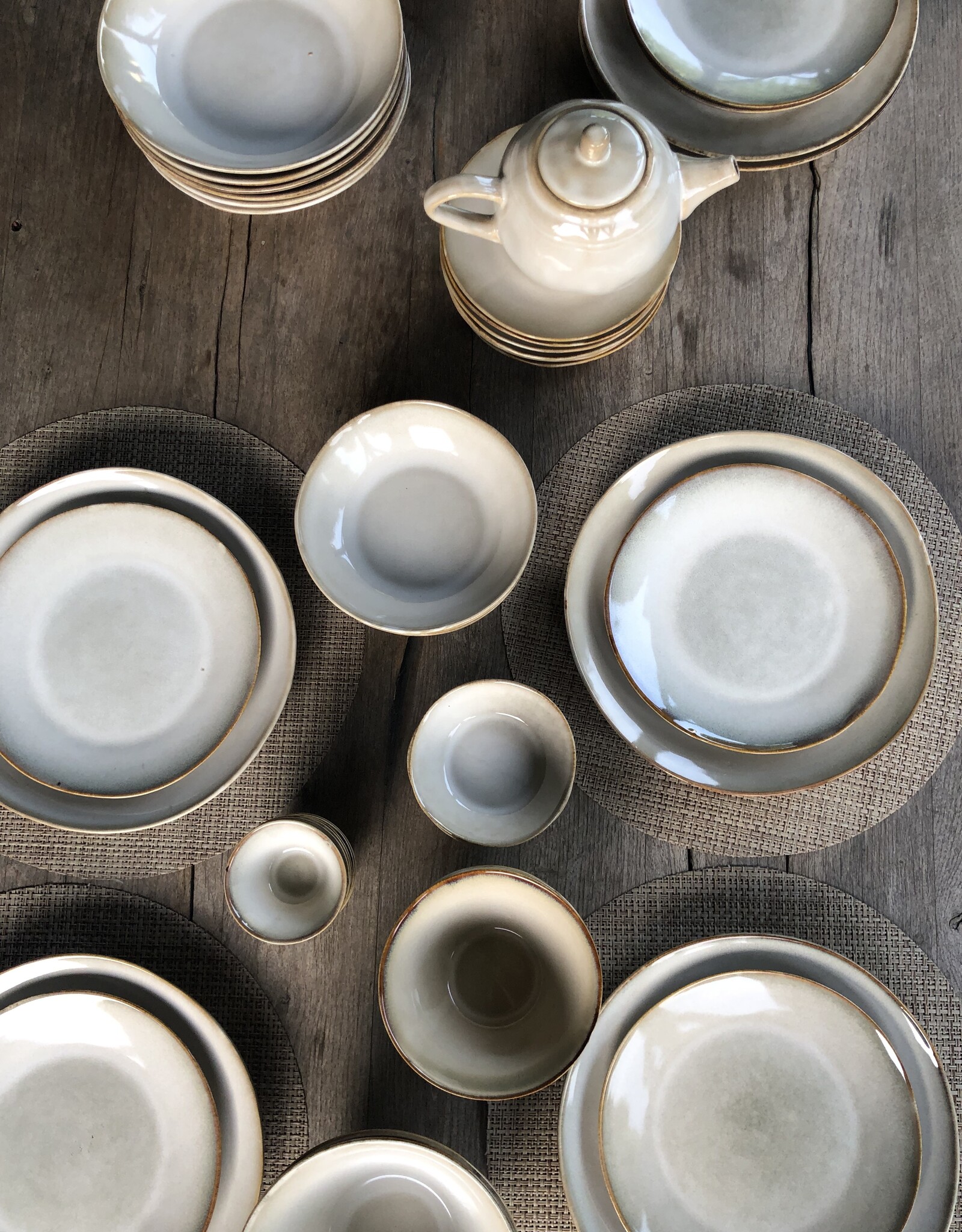 Mica decorations Compleet servies  - Racco beige