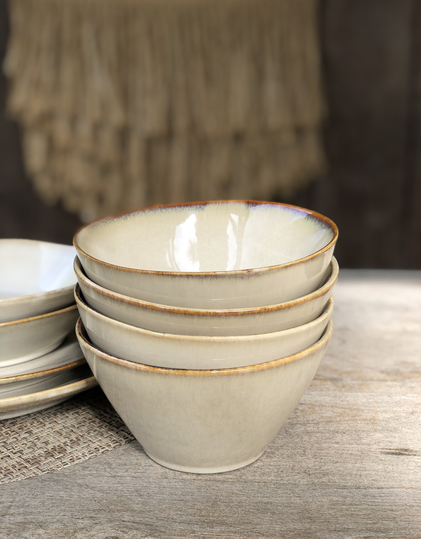 Mica decorations Compleet servies  - Racco beige