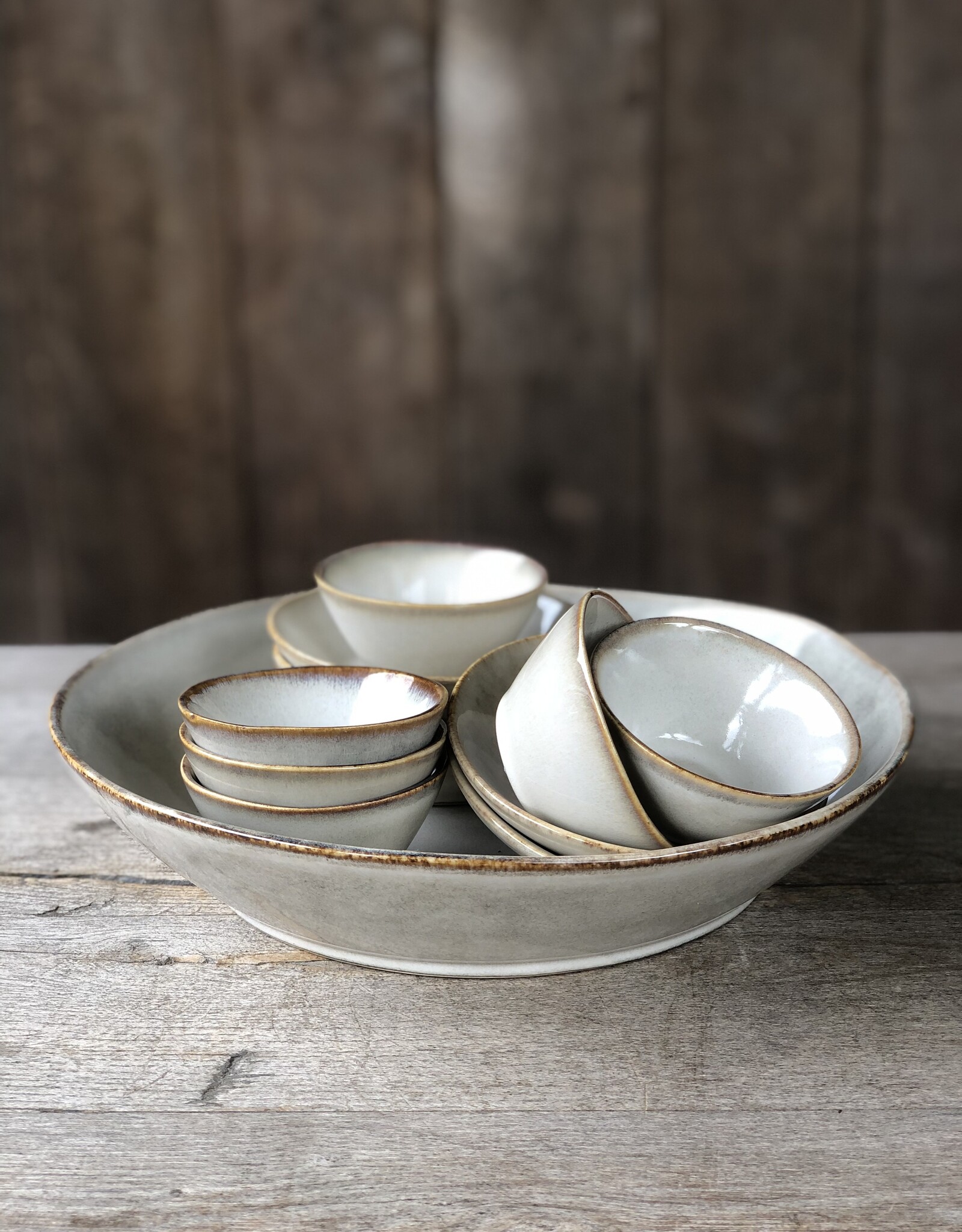 Mica decorations Compleet servies  - Racco beige