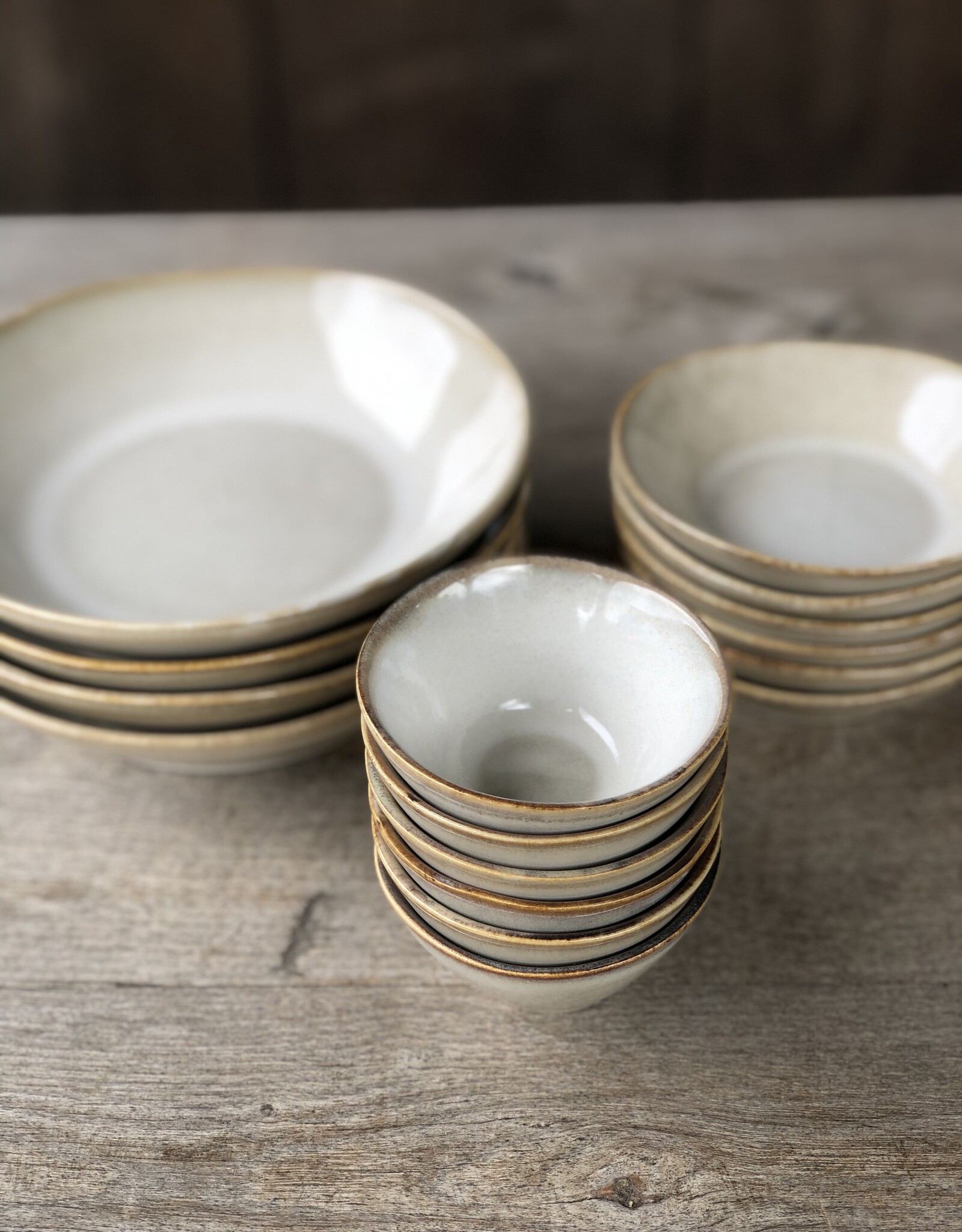 Mica decorations Compleet servies  - Racco beige