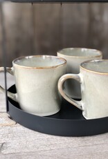 Mica decorations Soepkom Racco beige  XL - set van 4 Mica decorations Soepkom Racco beige  XL - set van 4