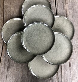 Lavandoux Ontbijtbord set van 8 -groen mix