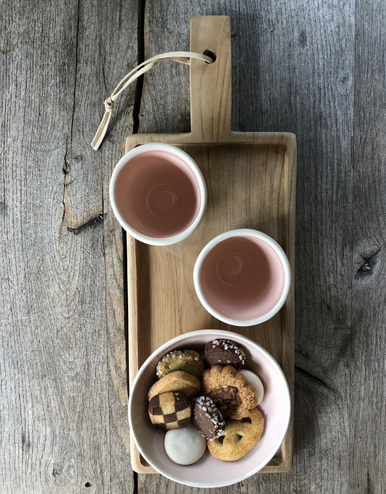 Home Delight Espresso kopje - set van 6 + 1 koekschaaltje