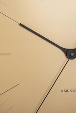 Karlsson Wandklok Karlsson 'index' - mosterdgeel