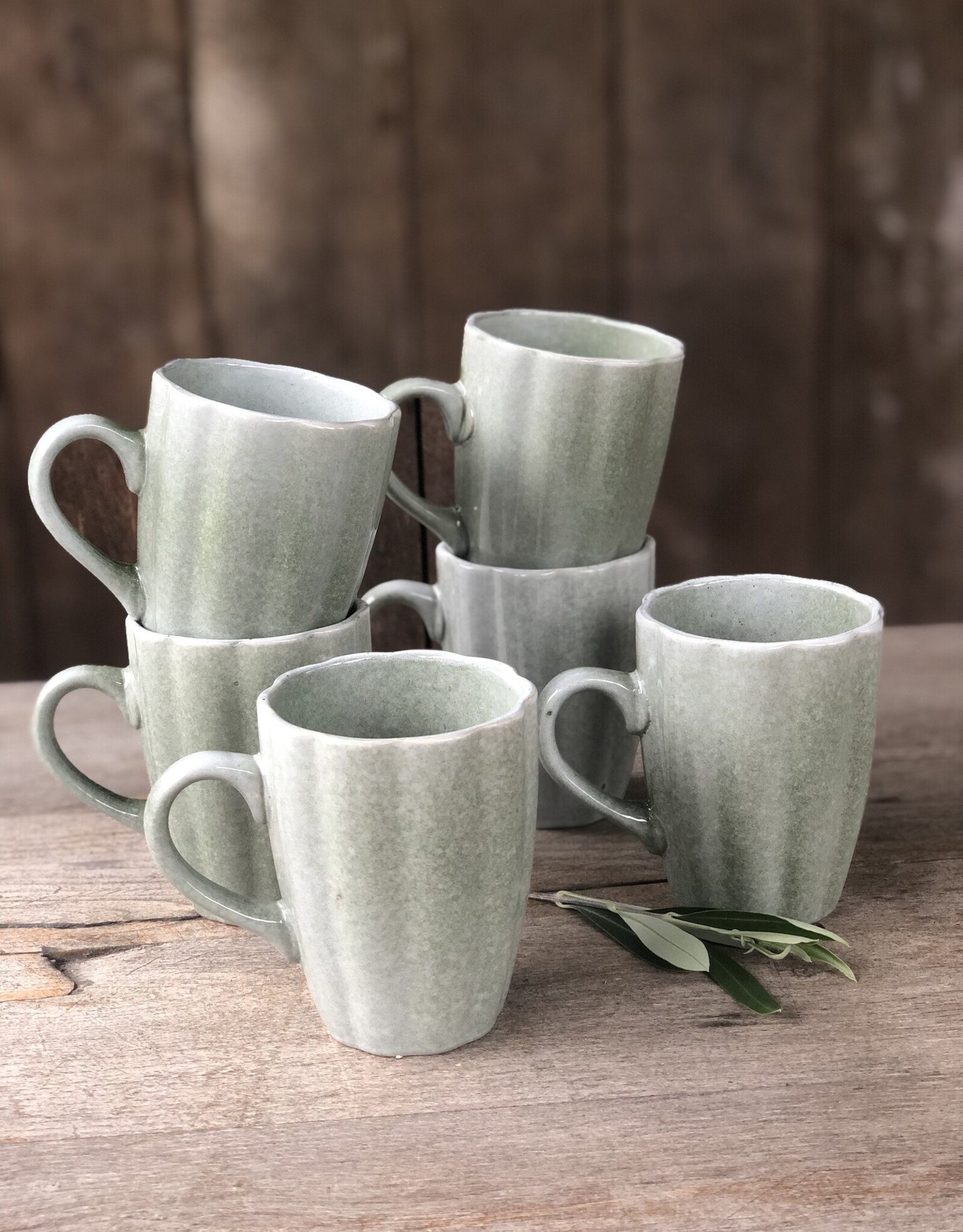 Lavandoux Mok - set van 6 - groen