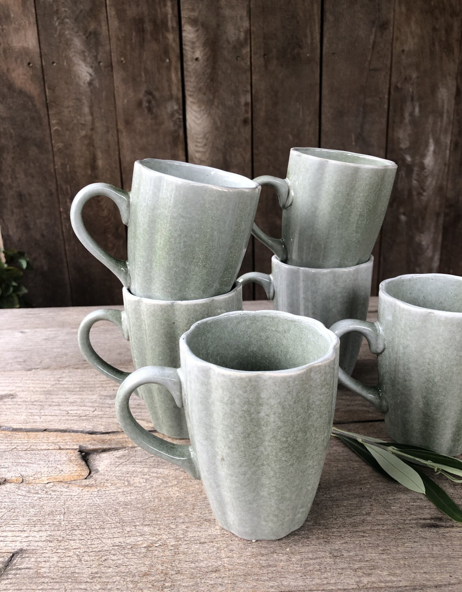 Lavandoux Mok - set van 6 - groen