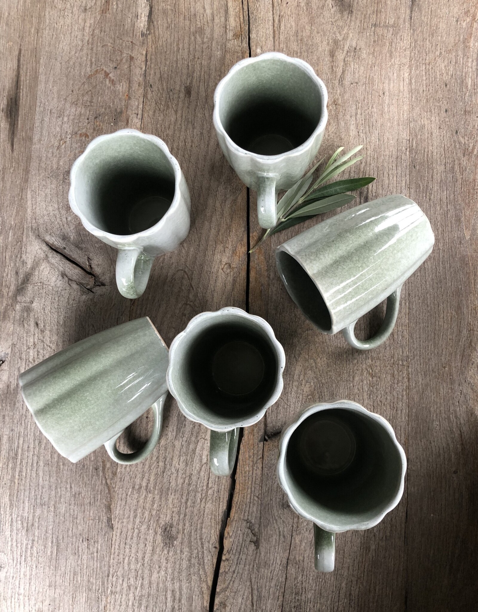 Lavandoux Mok - set van 6 - groen