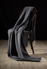 MoST Blankets Plaid merino/kasjmier MILANO - donkergrijs