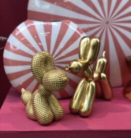 Ballon hond goud - set van 2