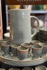 Mica decorations Eierdopje Racco groen - set van 6