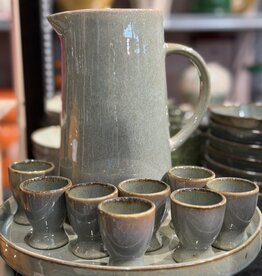 Mica decorations Eierdopje Racco groen - set van 6