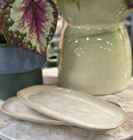 Mica decorations Ovale schaal Racco Medium - beige