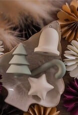 Home Delight Bordje boom - set van 2 - beige