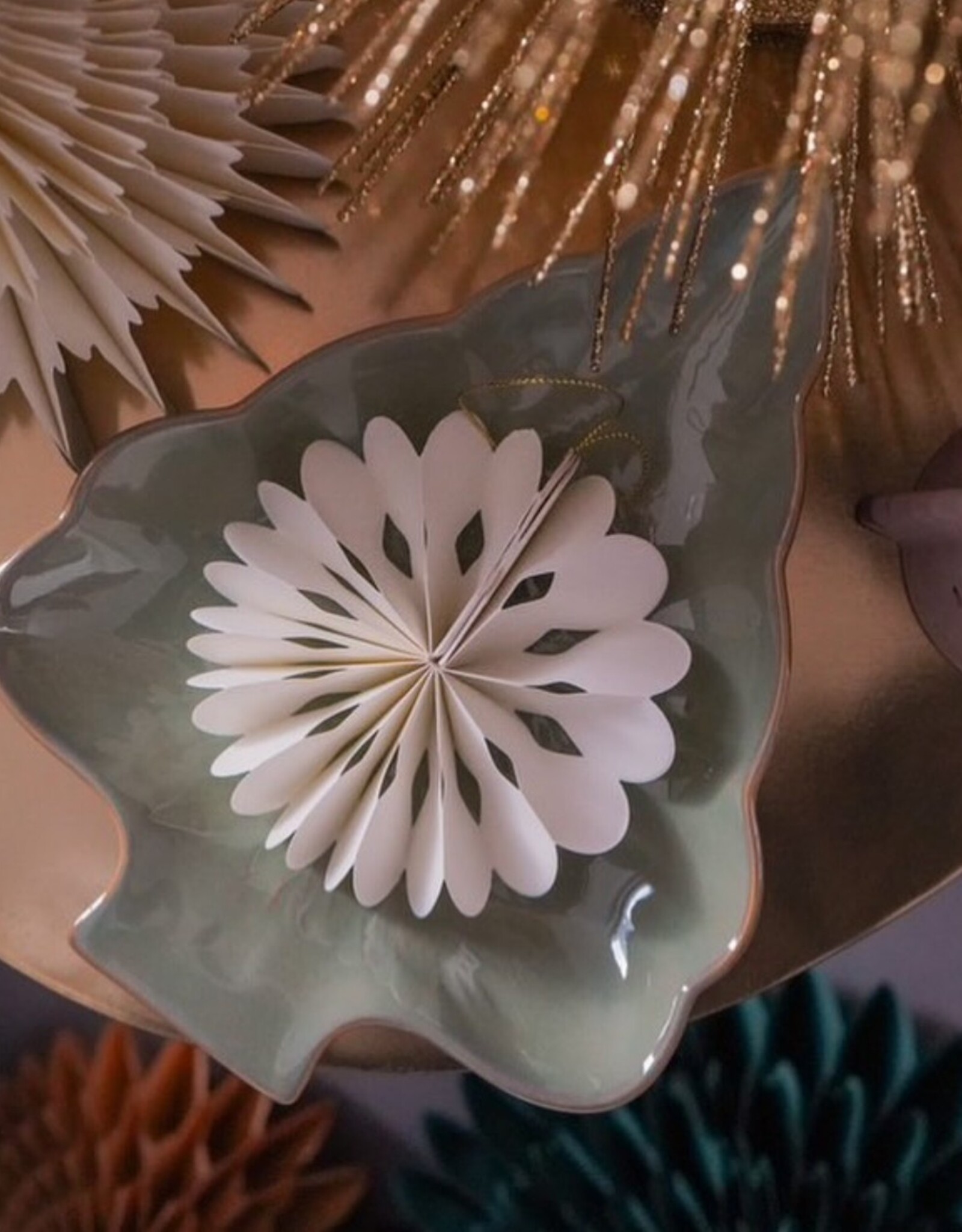 Home Delight Bordje boom - set van 4 - groen