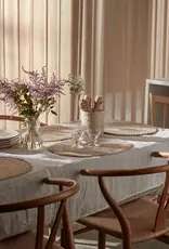 Dixie Sweden Placemat  6  stuks - ovaal -  Elin  natural grey