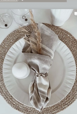 Dixie Sweden Placemat  rond jute 4 stuks - Ella pure natural - Copy