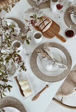 Dixie Sweden Placemat  rond jute 4 stuks - Ella pure natural - Copy