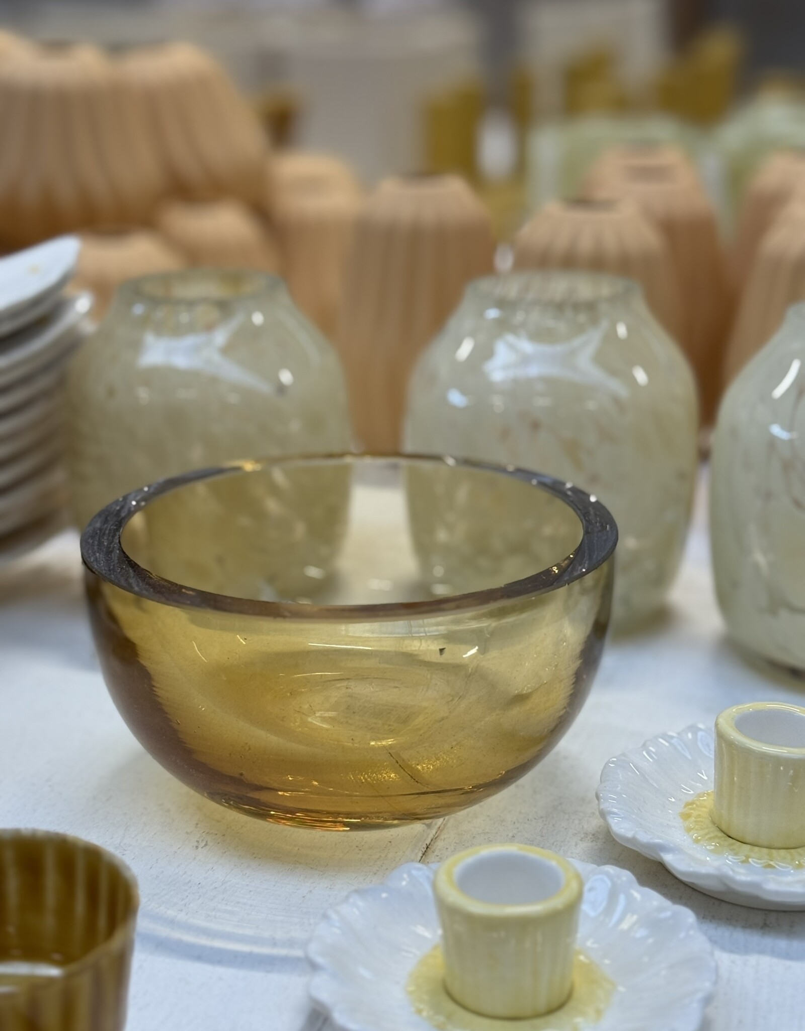 Home Delight Glazen schaal  Manu - set van 2