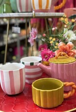 Mica decorations Theepot Lizzy met mok - roze