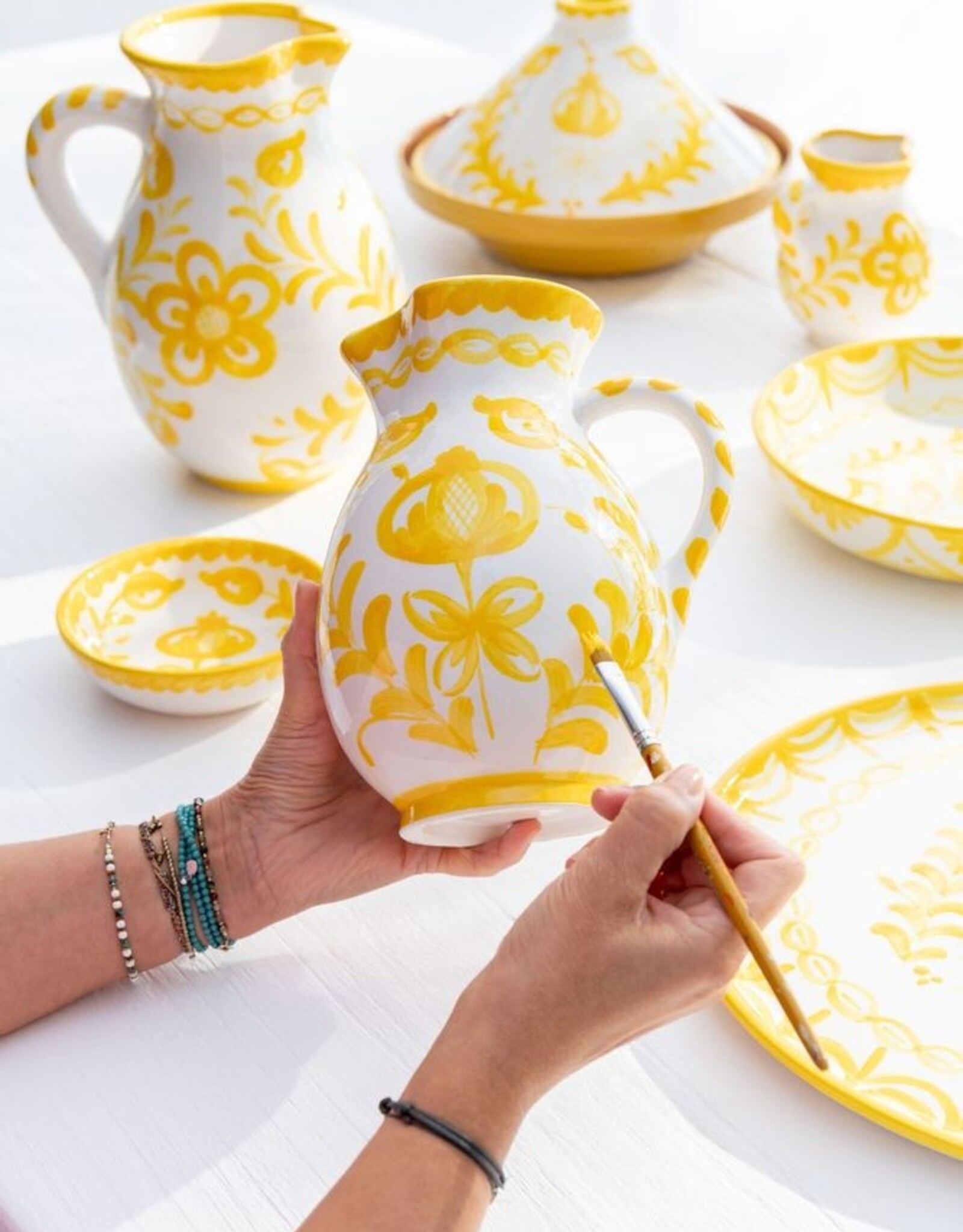 J-Line Schaaltje Granada -  set van 4