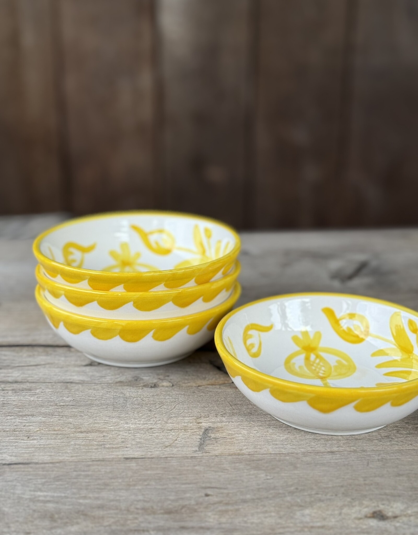 J-Line Schaaltje Granada -  set van 4