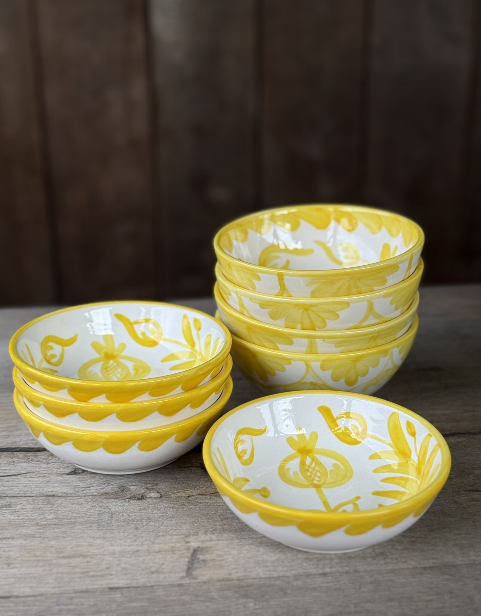 J-Line Schaaltje Granada -  set van 4