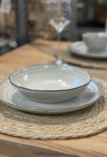 Elzet Ontbijtbord stripe - set van 8