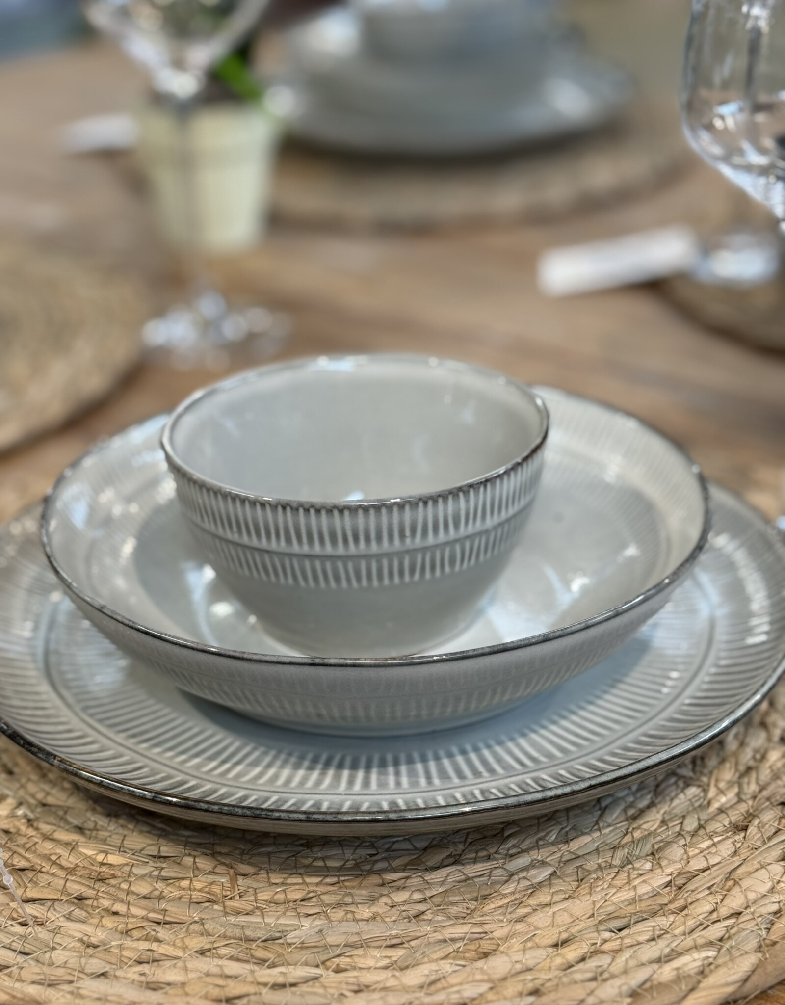 Elzet Pastabord stripe - set van 4