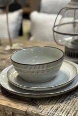 Elzet Schaal 20 cm  Stripe - set van 4