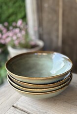 Mica decorations Pasta of  diep bord set van 4 - groen Mica decorations Pasta of  diep bord set van 4 - groen