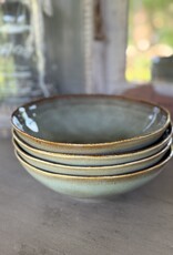 Mica decorations Pasta of  diep bord set van 4 - groen Mica decorations Pasta of  diep bord set van 4 - groen