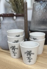 Kitchen trend Beker ocean creme - set van 6
