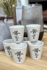 Kitchen trend Beker ocean creme - set van 6